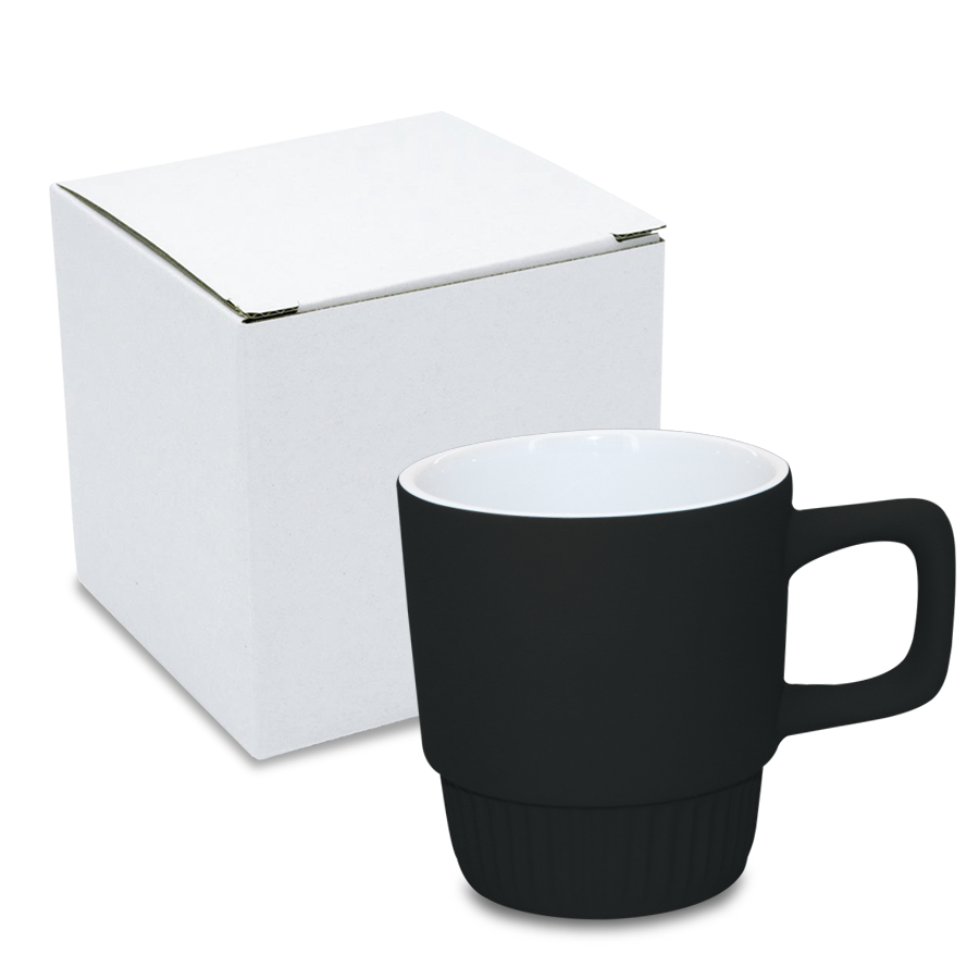 mug en porcelaine soft-touch  à motif 300 ml