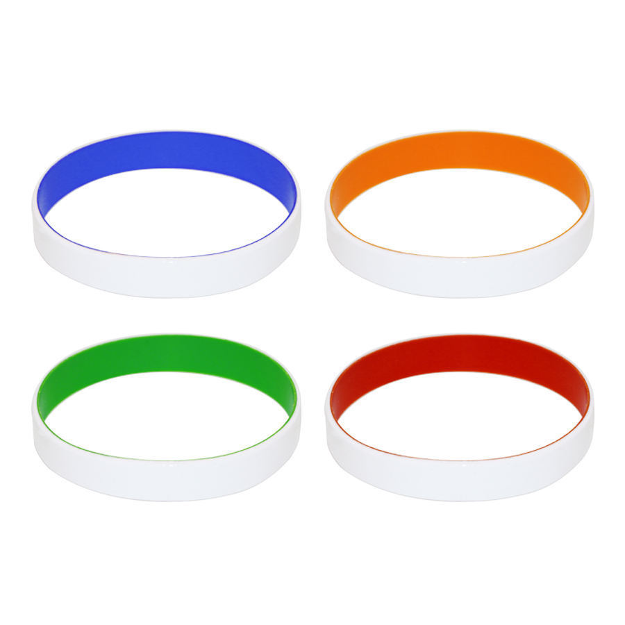 bracelet blanc laserable publicitaire
