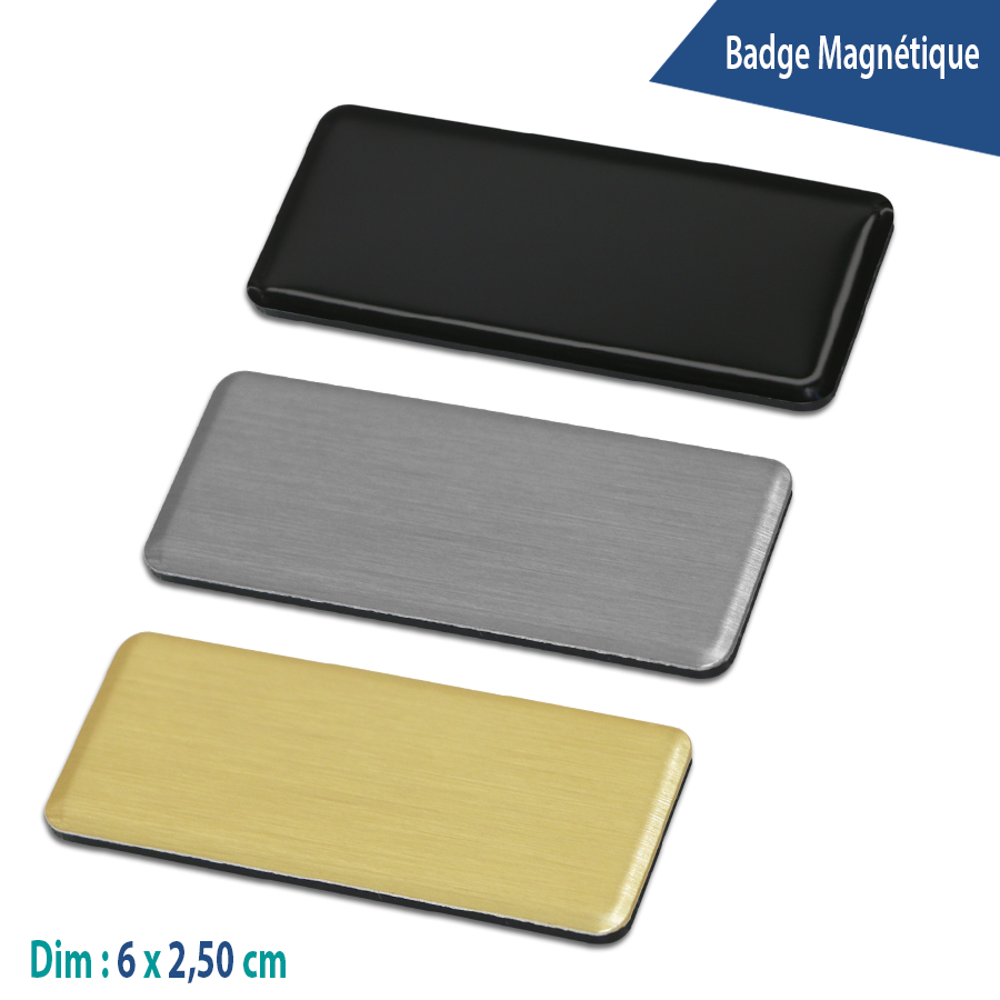 badge magnétique personnalisable