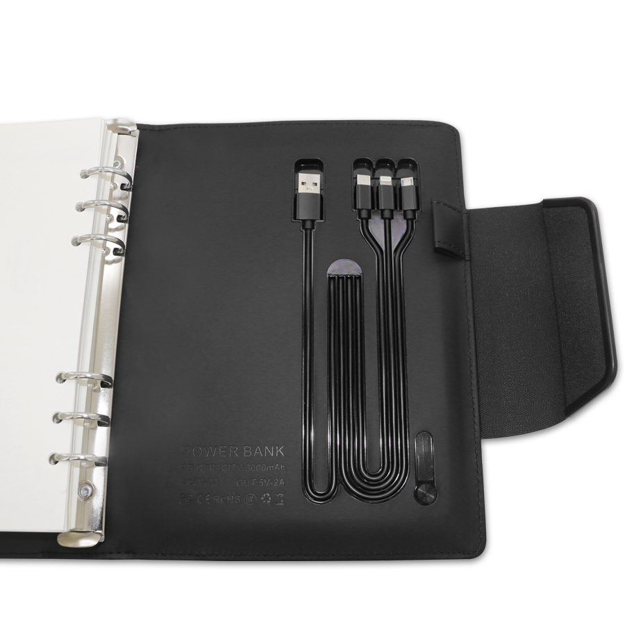 coffret de luxe note book power bank