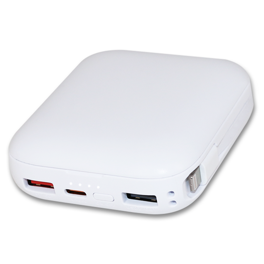 power-bank 10000 mah avec miroir intégré