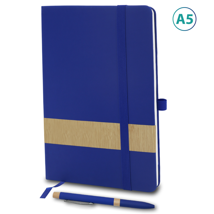 set notebook a5 en similicuir avec stylo
