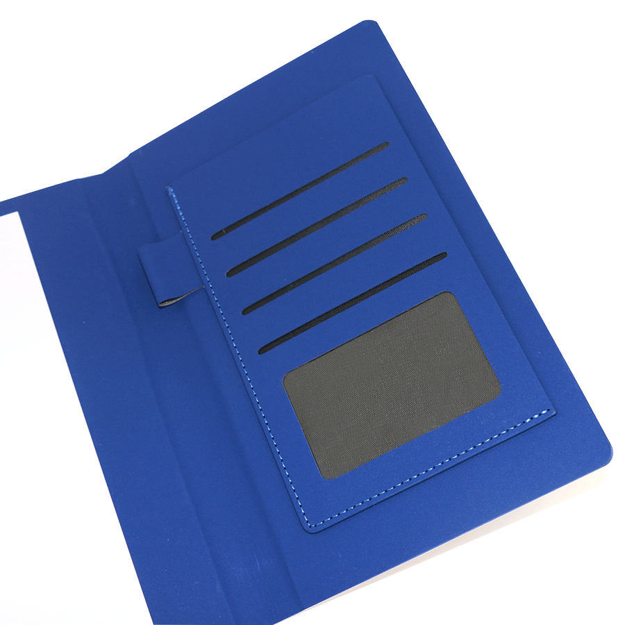 notebook a5 en similicuir de type classeur 