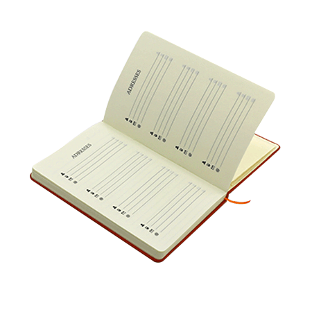 notebook  publicitaire a5 elastique soft-touch