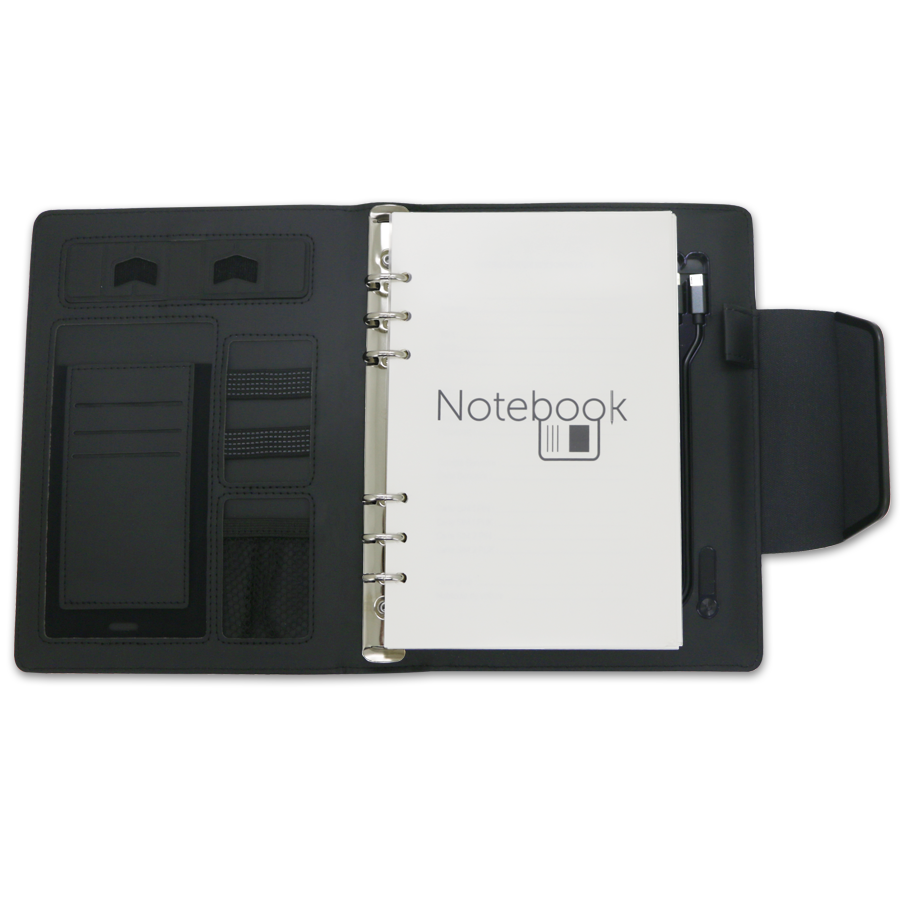 coffret de luxe note book power bank