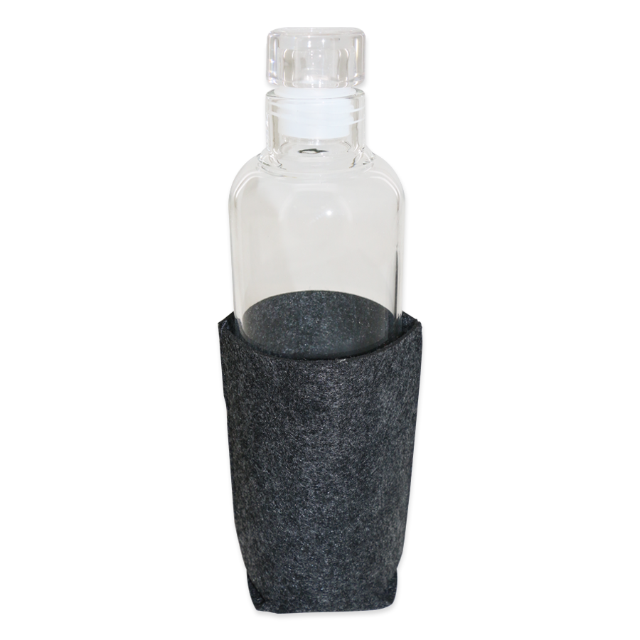 coffret bouteille et 2 tasses en verre