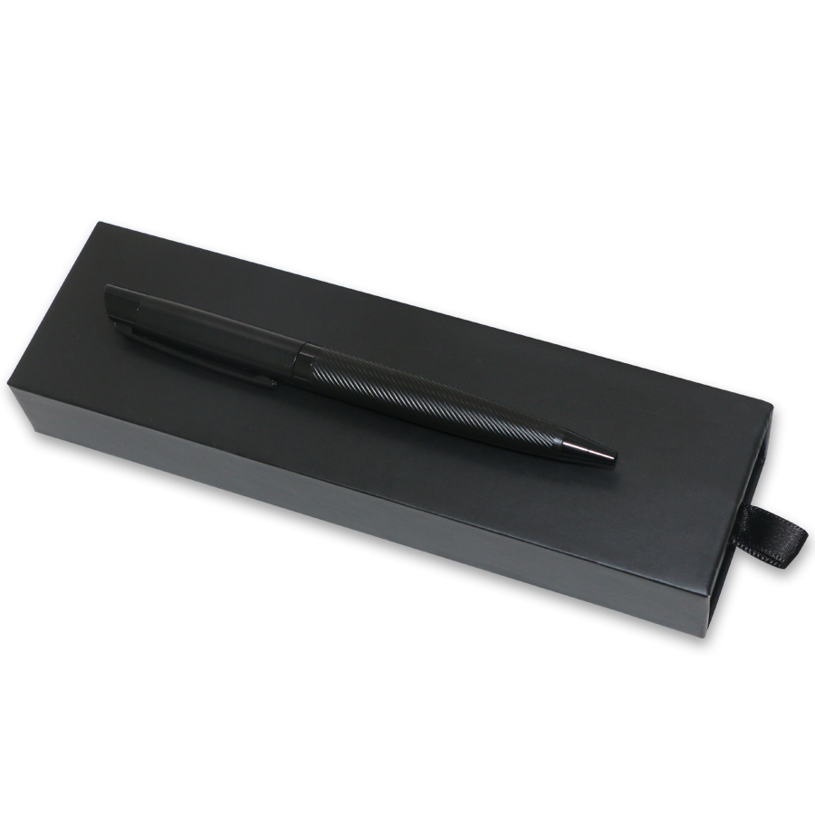 stylo à bille en métal avec boite
