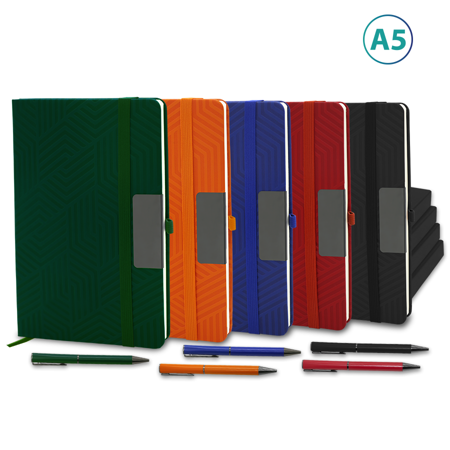 set notebook a5 publicitaire avec stylo