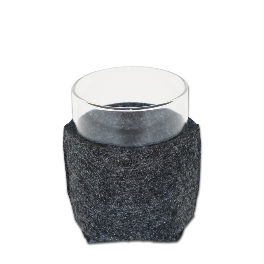 coffret bouteille et 2 tasses en verre