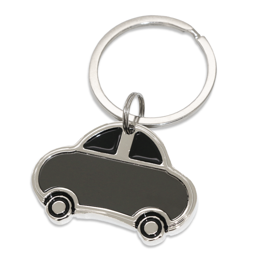 porte-clés  forme voiture en noir