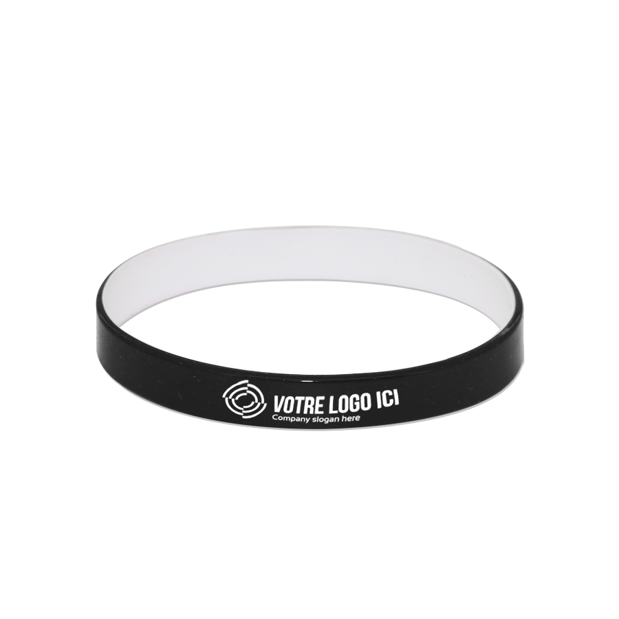 bracelet en silicone couleur laserable