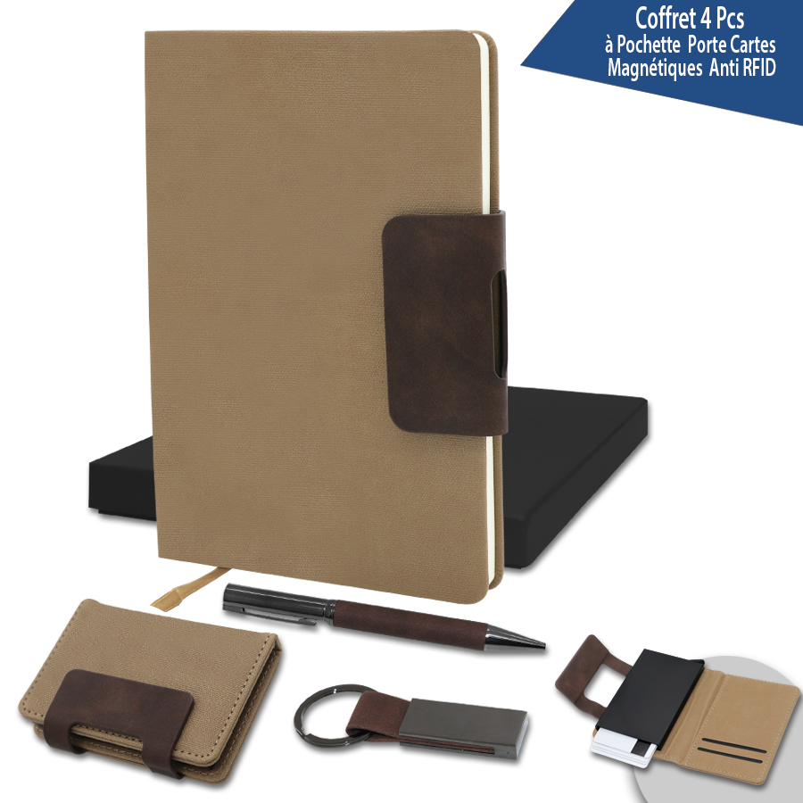 cadeau entreprise personnalisable 4 pièces