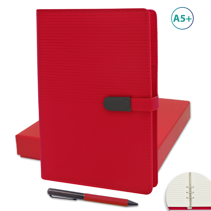 set  note book et stylo publicitaire